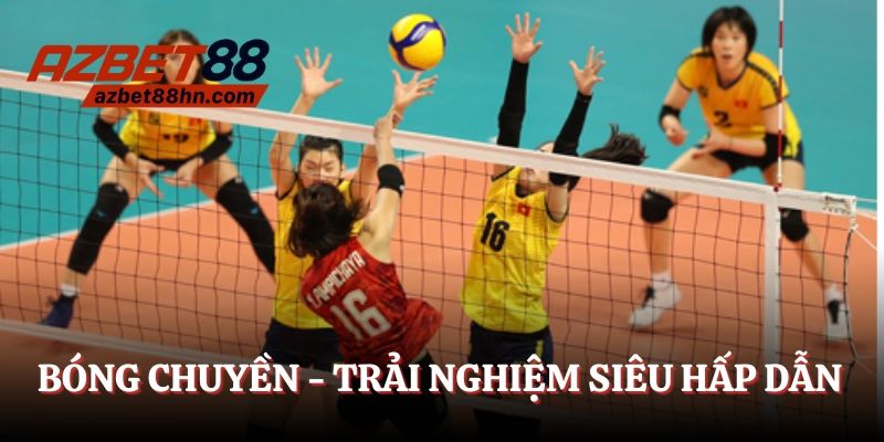 Bóng chuyền - Trải nghiệm siêu hấp dẫn  