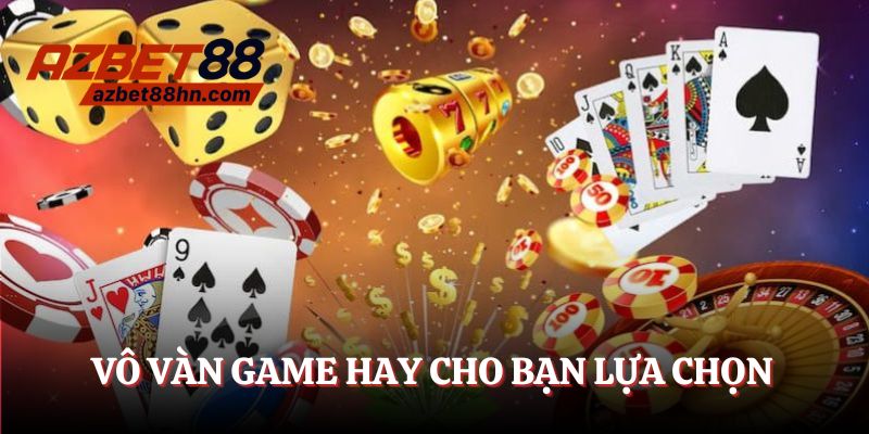 Vô vàn game casino hấp dẫn cho người chơi lựa chọn